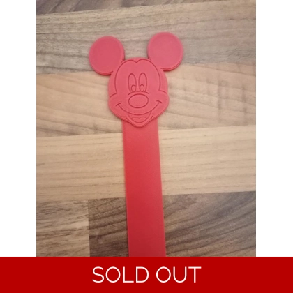 Disney Mickey Mouse Face 3D Printed Bookmark